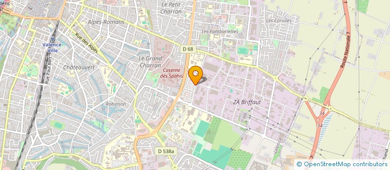 localisation de l'entreprise MONSIEUR DJAMEL GHARBI  VALENCE