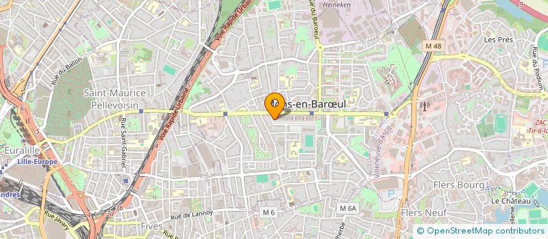 localisation de l'entreprise MONSIEUR DJAMEL GUERROUMI  MONS-EN-BARUL