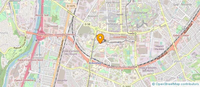 localisation de l'entreprise MONSIEUR DJAMEL HADDAOUI  ECHIROLLES