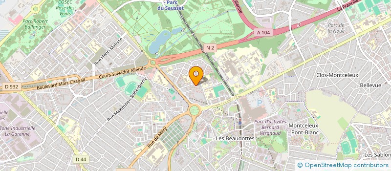 localisation de l'entreprise MONSIEUR DJAMEL HADDOU BENDER BAL à AULNAY-SOUS-BOIS