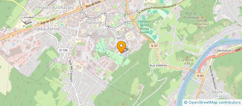 localisation de l'entreprise MONSIEUR DJAMEL HADJADJ  BESANCON