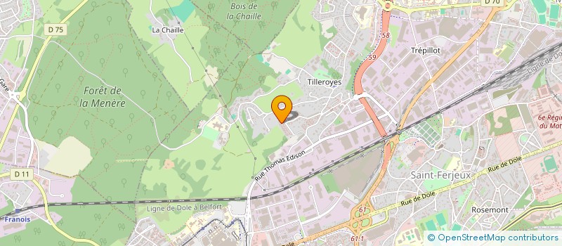 localisation de l'entreprise MONSIEUR DJAMEL HALIFA  BESANCON