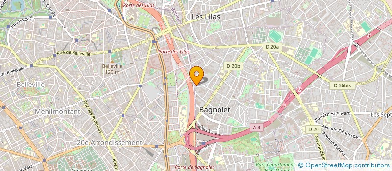 localisation de l'entreprise MONSIEUR DJAMEL HAMACHE à BAGNOLET