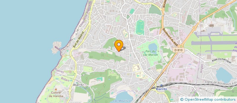 localisation de l'entreprise MONSIEUR DJAMEL HAMIDI à BIARRITZ