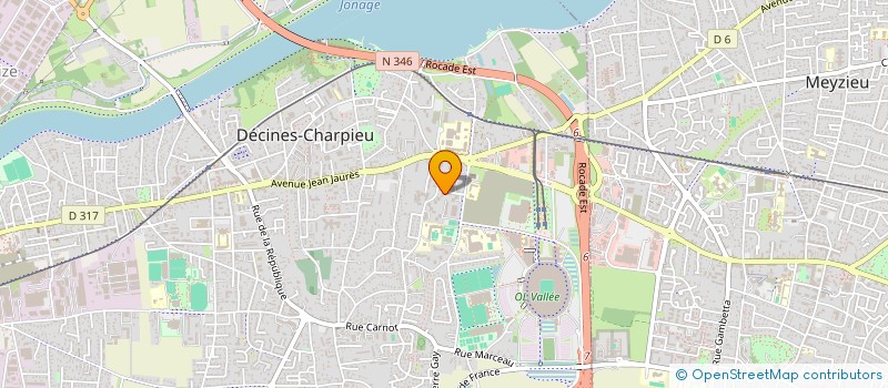 localisation de l'entreprise MONSIEUR DJAMEL HANAFI  DECINES-CHARPIEU