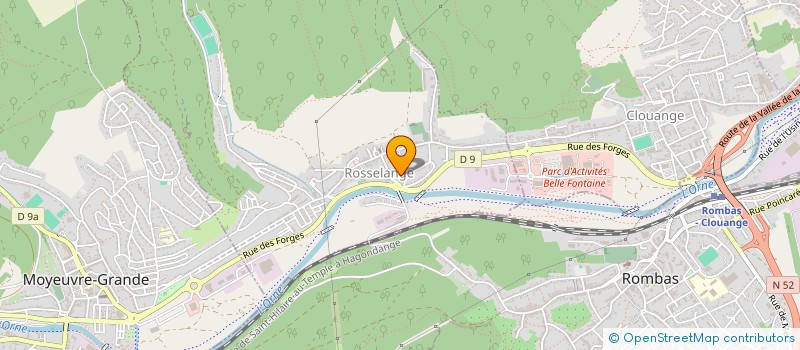 localisation de l'entreprise MONSIEUR DJAMEL HEMIDI  ROSSELANGE