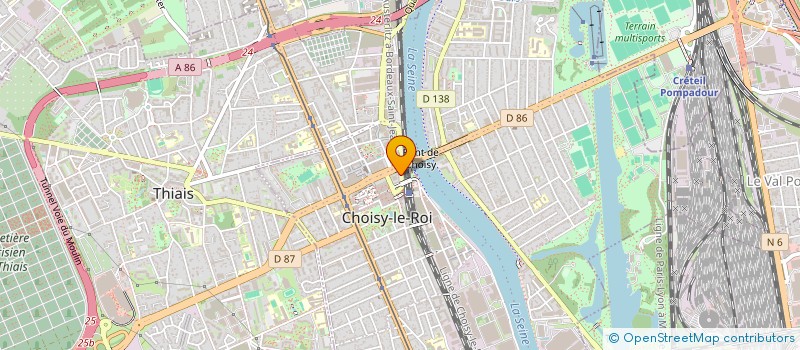 localisation de l'entreprise MONSIEUR DJAMEL KADI à CHOISY-LE-ROI
