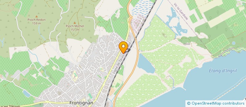 localisation de l'entreprise MONSIEUR DJAMEL KAOUI à FRONTIGNAN