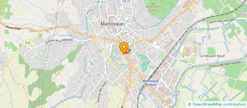 localisation de l'entreprise MONSIEUR DJAMEL KESSI à MANOSQUE