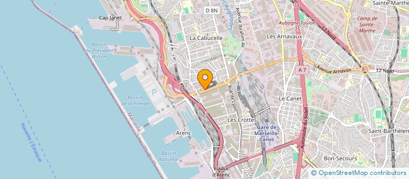 localisation de l'entreprise MONSIEUR DJAMEL KETTALI à MARSEILLE