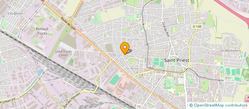 localisation de l'entreprise MONSIEUR DJAMEL LABBACI  SAINT-PRIEST