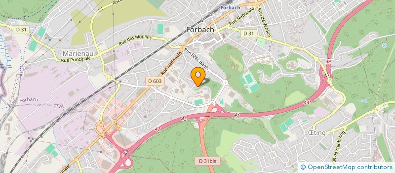 localisation de l'entreprise MONSIEUR DJAMEL LAHMAR  FORBACH