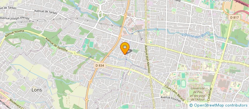 localisation de l'entreprise MONSIEUR DJAMEL LARBAOUI  LONS