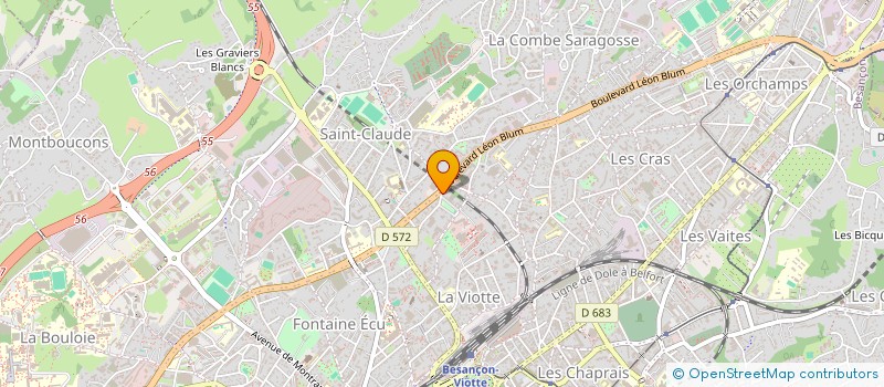 localisation de l'entreprise MONSIEUR DJAMEL LUINDULA à BESANCON