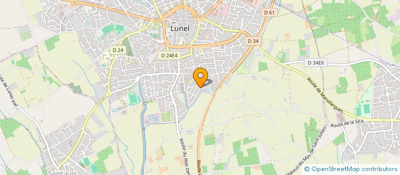 localisation de l'entreprise MONSIEUR DJAMEL MAHBOUBI  LUNEL