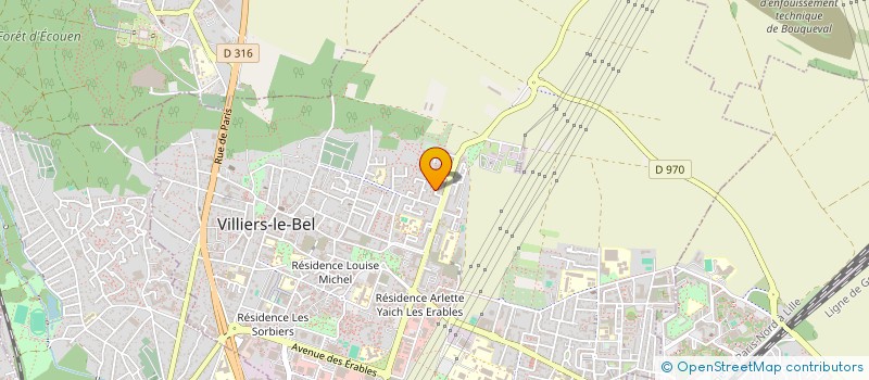 localisation de l'entreprise MONSIEUR DJAMEL MAHMOUDI  VILLIERS-LE-BEL