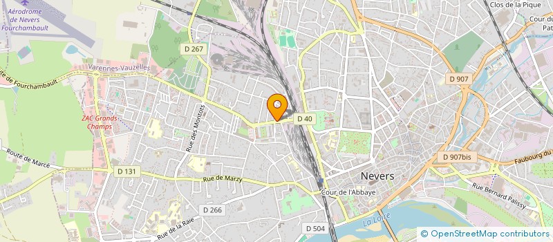 localisation de l'entreprise MONSIEUR DJAMEL MALLEM à NEVERS
