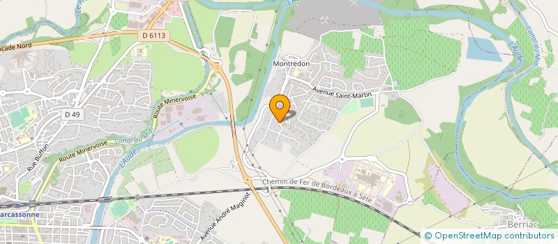 localisation de l'entreprise MONSIEUR DJAMEL MAMOU à CARCASSONNE
