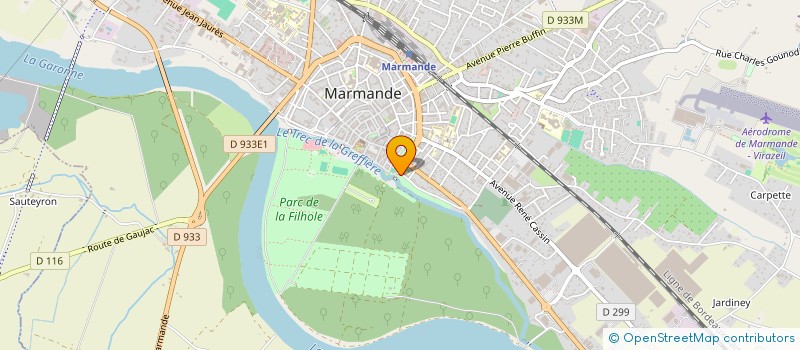 localisation de l'entreprise MONSIEUR DJAMEL MAOUEL  MARMANDE