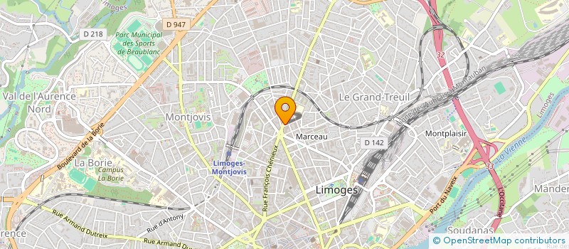 localisation de l'entreprise MONSIEUR DJAMEL MERHOUL à LIMOGES