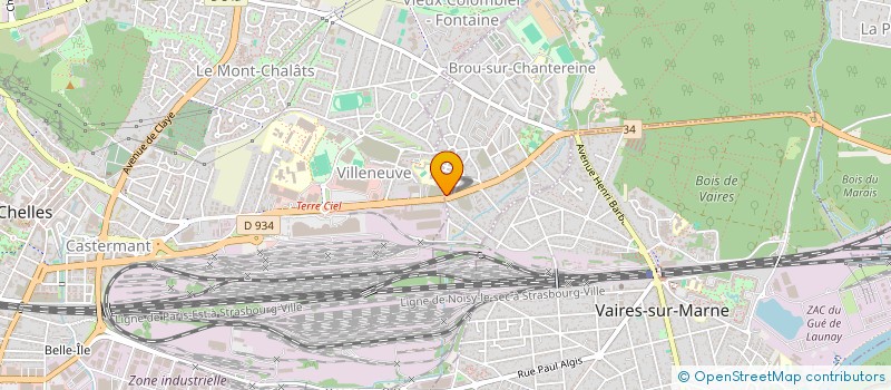 localisation de l'entreprise MONSIEUR DJAMEL MESBAH  BROU-SUR-CHANTEREINE