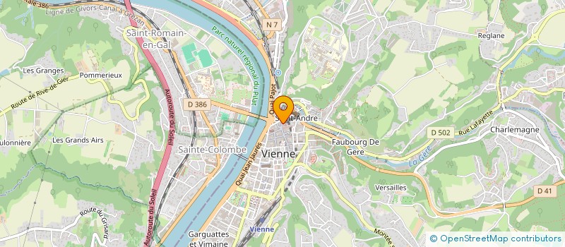 localisation de l'entreprise MONSIEUR DJAMEL MESSAOUDENE  VIENNE