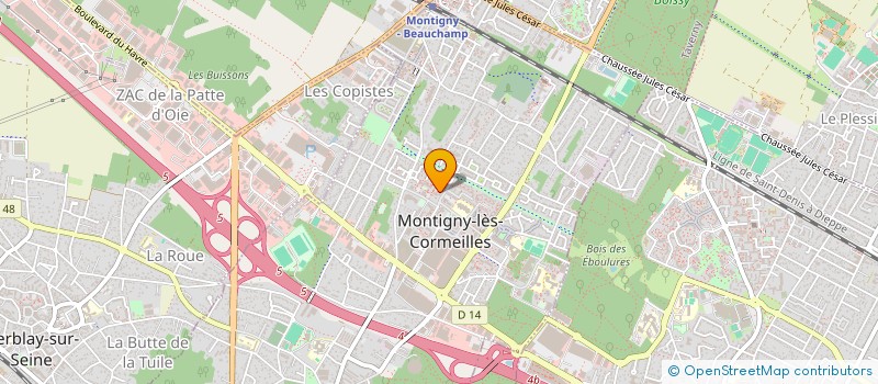 localisation de l'entreprise MONSIEUR DJAMEL MOUAHDI  PIERRELAYE