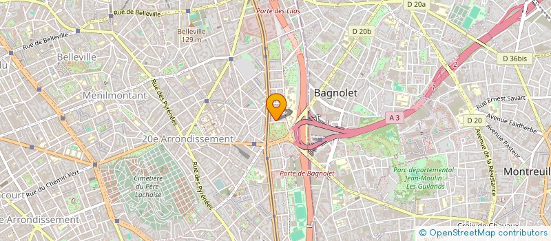 localisation de l'entreprise MONSIEUR DJAMEL MOUGAS  PARIS