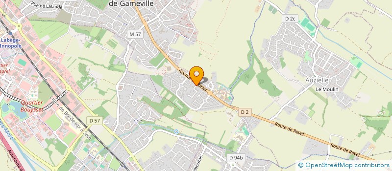 localisation de l'entreprise MONSIEUR DJAMEL NASSER BOUDIAF à SAINT-ORENS-DE-GAMEVILLE