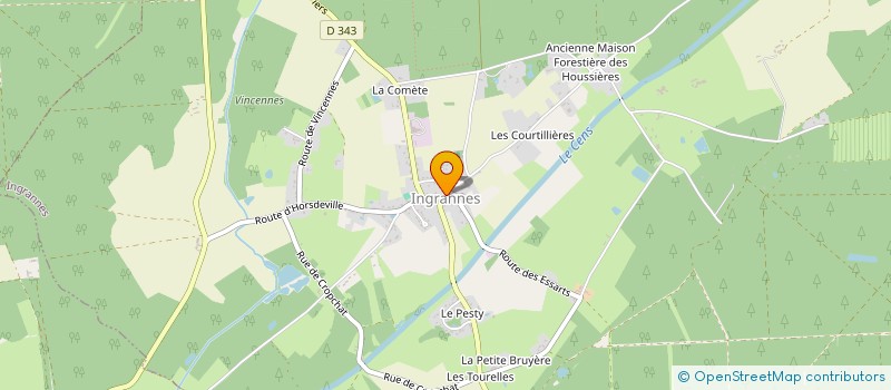 localisation de l'entreprise MONSIEUR DJAMEL OUAR à INGRANNES