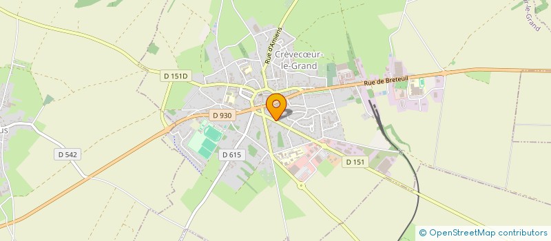 localisation de l'entreprise MONSIEUR DJAMEL OUDDAH  CREVECUR-LE-GRAND