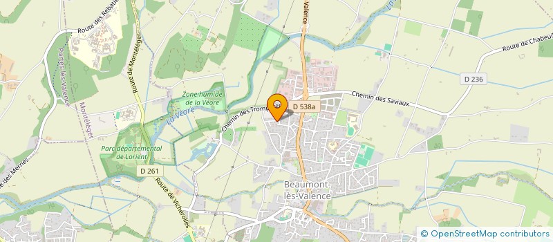 localisation de l'entreprise MONSIEUR DJAMEL OUECHTATI  BEAUMONT-LES-VALENCE