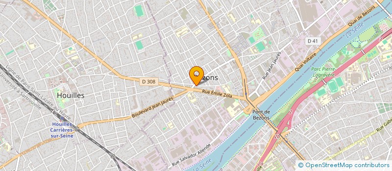 localisation de l'entreprise MONSIEUR DJAMEL OUSTANI  BEZONS