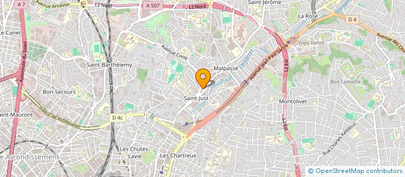 localisation de l'entreprise MONSIEUR DJAMEL RABKRALFA à MARSEILLE