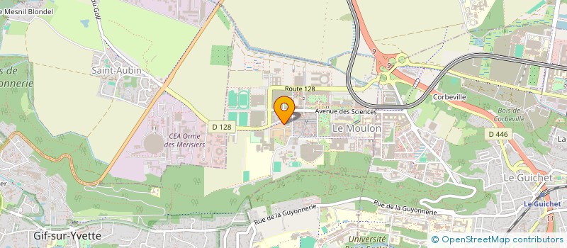 localisation de l'entreprise MONSIEUR DJAMEL RACHEDI  GIF-SUR-YVETTE