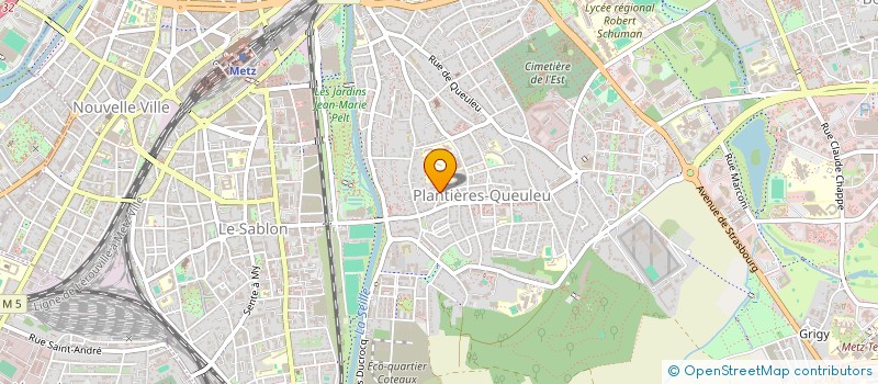 localisation de l'entreprise MONSIEUR DJAMEL RAHMANI  METZ