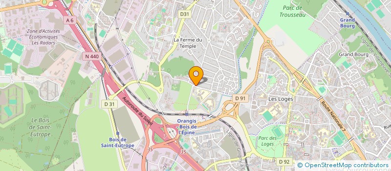 localisation de l'entreprise MONSIEUR DJAMEL RAINI à RIS-ORANGIS