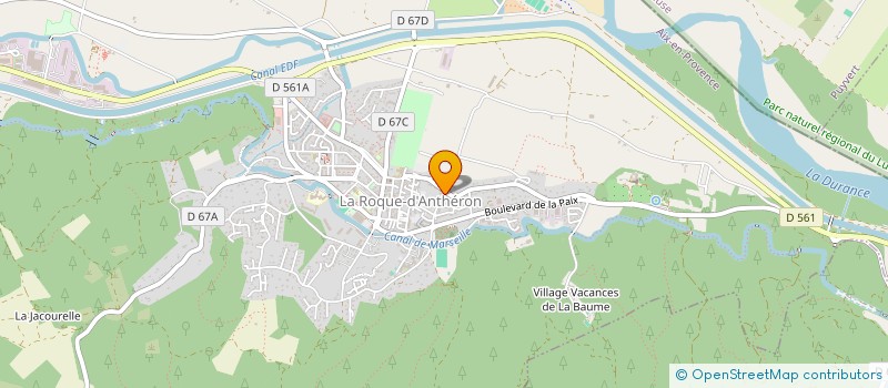 localisation de l'entreprise MONSIEUR DJAMEL RAMDANI à LA ROQUE-D'ANTHERON