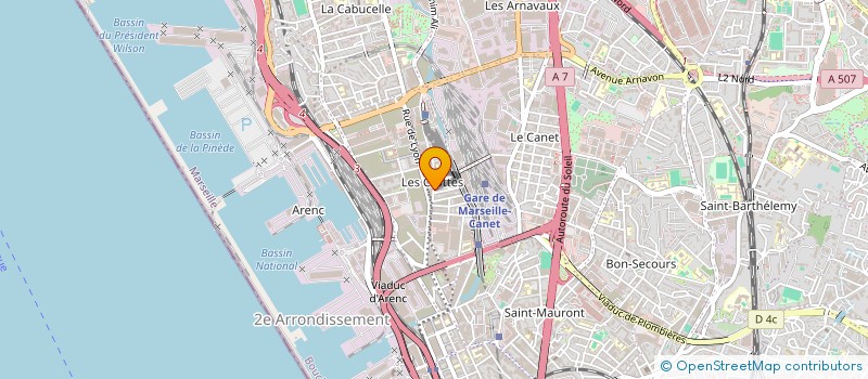 localisation de l'entreprise MONSIEUR DJAMEL REDJEM à MARSEILLE