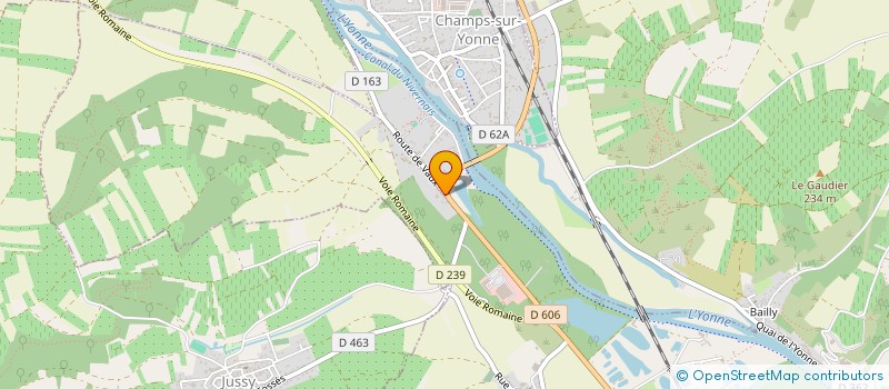 localisation de l'entreprise MONSIEUR DJAMEL RHALEM-AHMED  AUXERRE