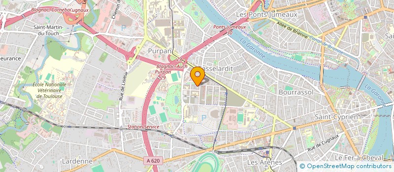 localisation de l'entreprise MONSIEUR DJAMEL RIALLAND  CUGNAUX