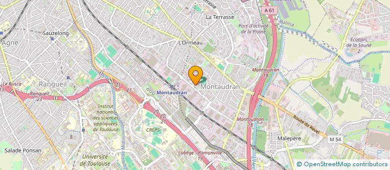 localisation de l'entreprise MONSIEUR DJAMEL SAHNOUN  TOULOUSE