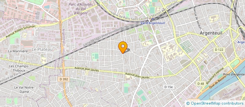 localisation de l'entreprise MONSIEUR DJAMEL SALMI  ARGENTEUIL