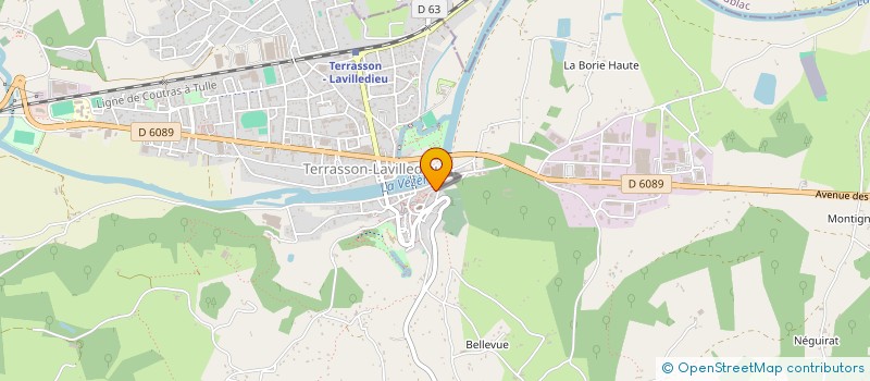 localisation de l'entreprise MONSIEUR DJAMEL SAOUDI  TERRASSON LAVILLEDIEU