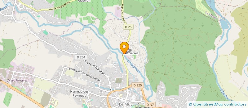 localisation de l'entreprise MONSIEUR DJAMEL SARIAK  LE MUY