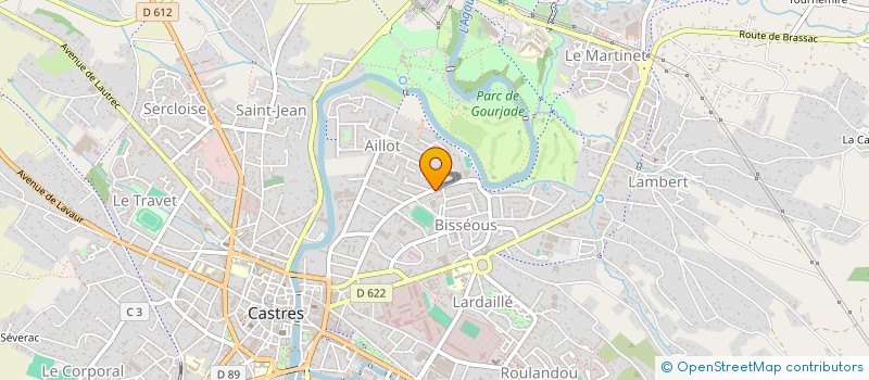 localisation de l'entreprise MONSIEUR DJAMEL SEHLA  CASTRES