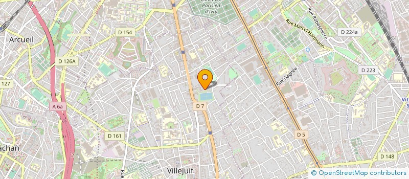 localisation de l'entreprise MONSIEUR DJAMEL SISSANI à VILLEJUIF