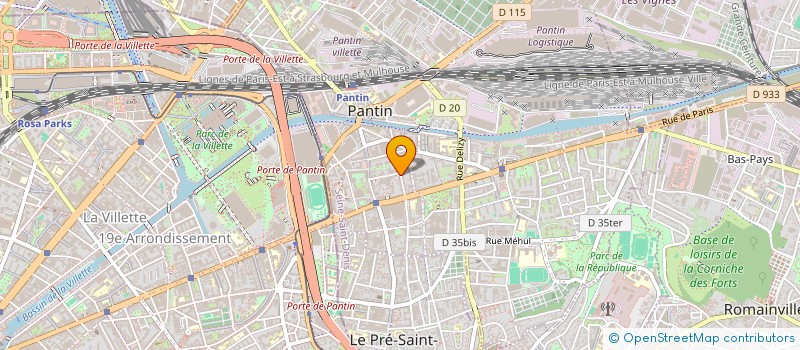 localisation de l'entreprise MONSIEUR DJAMEL SMAIL  PANTIN