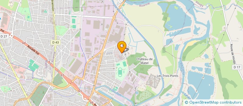 localisation de l'entreprise MONSIEUR DJAMEL SOULAIMANA  ROANNE