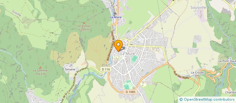 localisation de l'entreprise MONSIEUR DJAMEL TAOUFIK  LA MURE